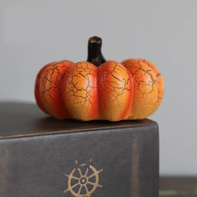 Simulación de linterna de calabaza de Halloween