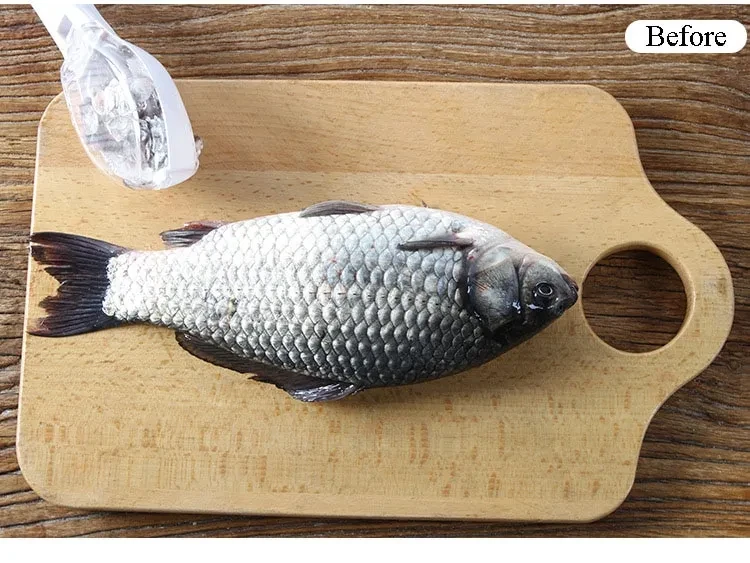 Cepillo para piel de pescado Cepillo para raspar escamas de pescado