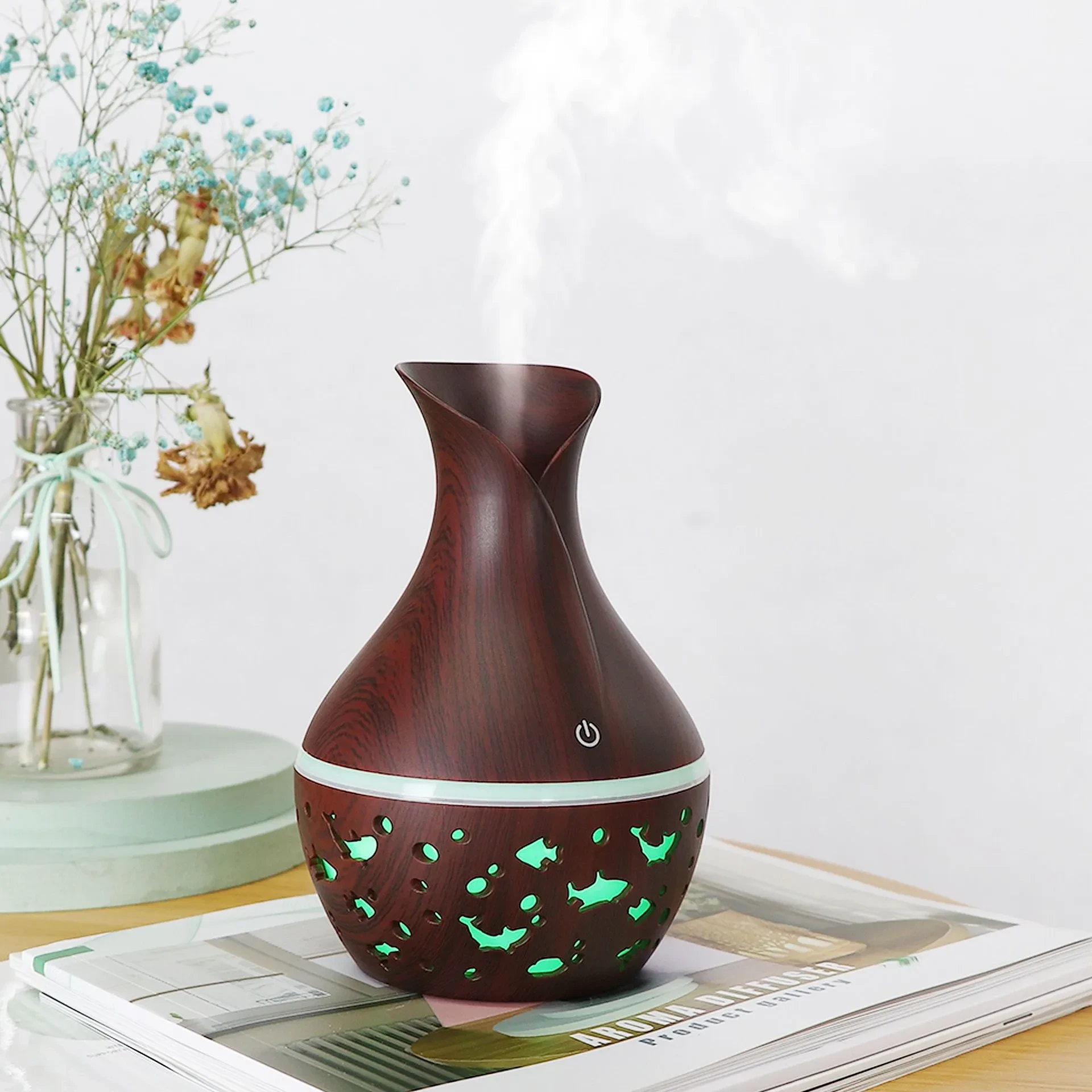 Jarrón creativo nuevo humidificador mini escritorio animal