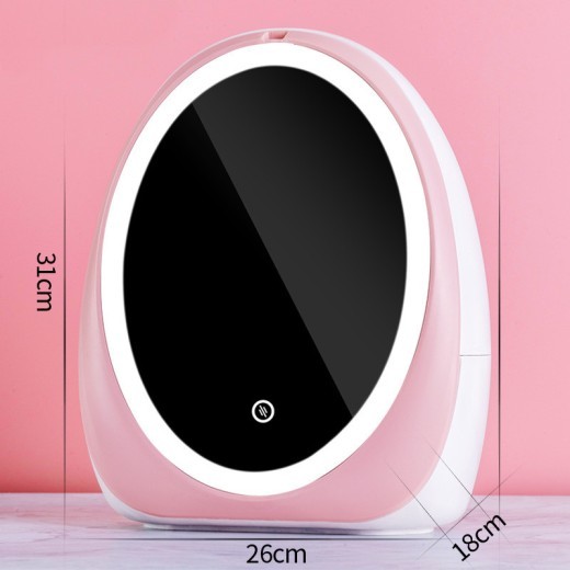 Organizador de maquillaje para cosméticos, caja de almacenamiento de cosméticos de gran capacidad, contenedor de joyas de escritorio