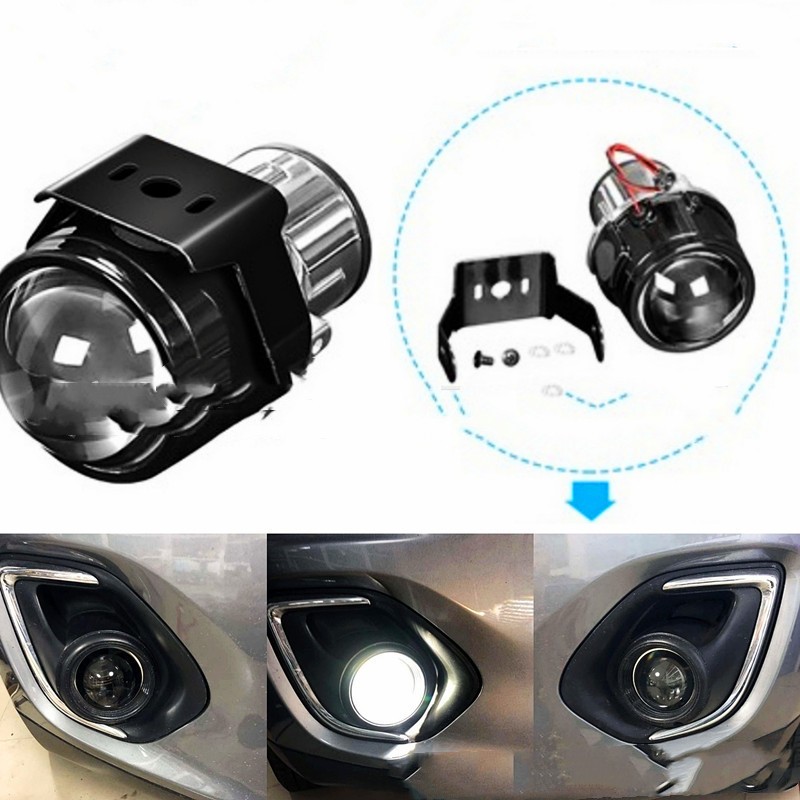 Faro antiniebla delantero universal HID de 2,5 pulgadas y alto brillo con lente bifocal