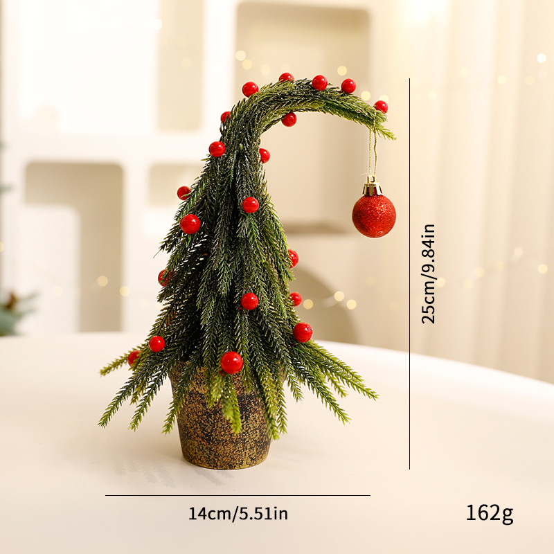 Adornos navideños de cuello torcido para árbol de Navidad: decoración navideña DIY