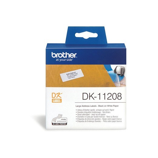 Papel de etiquetas térmicas DK-11208 Cinta adhesiva