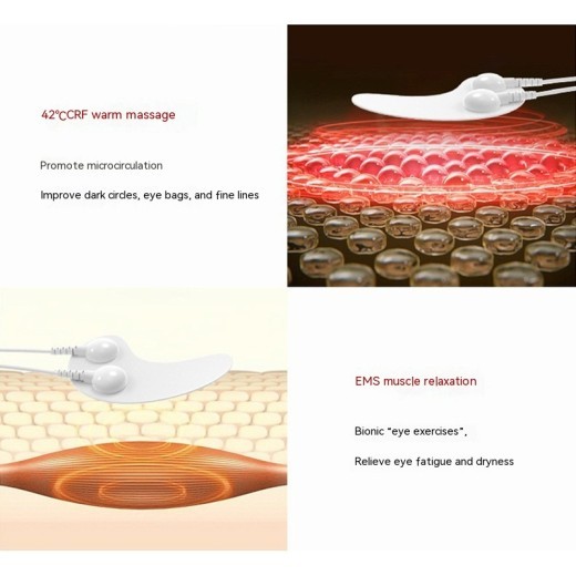 Almohadilla de gel de microcorriente para ojos, accesorios para instrumentos de belleza ocular