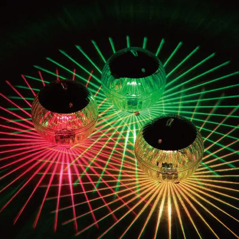Luces flotantes para piscina