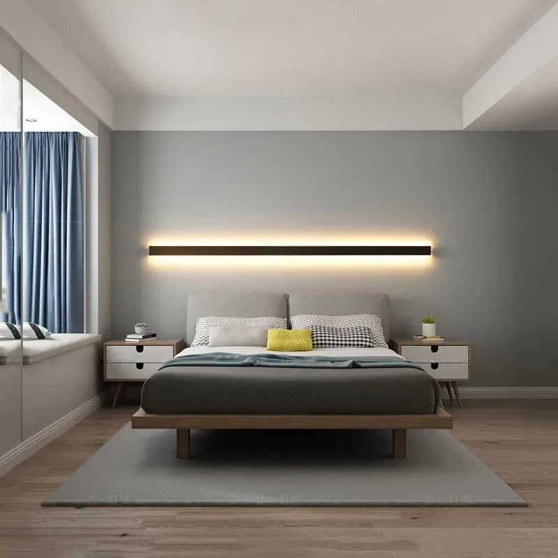 Lámpara de pared LED minimalista larga