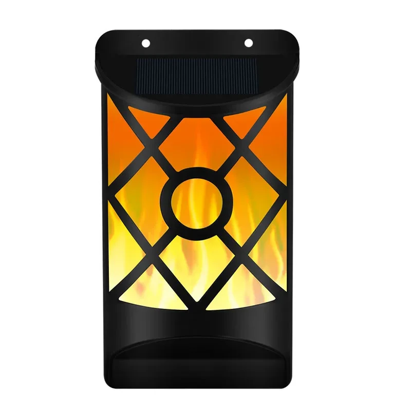 Lámpara de pared solar lámpara de inducción llama antorcha llama