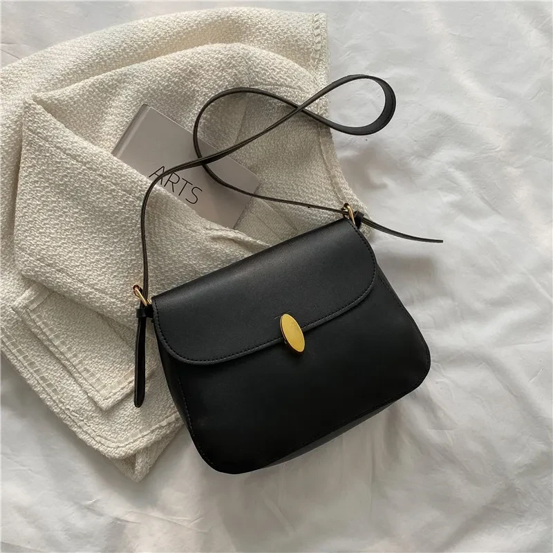 Bolso de hombro retro casual de moda para mujer