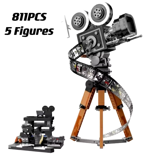 Cámara Tribute 43230 (2023), 811 piezas, juego de construcción, ladrillos coleccionables del centenario, juguetes de construcción, regalo para niños y adultos.