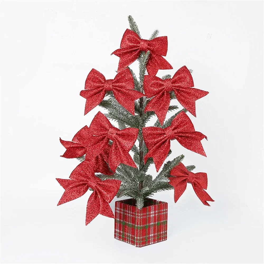 Lazos navideños brillantes