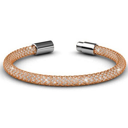 Pulseras de acero inoxidable de moda para mujer