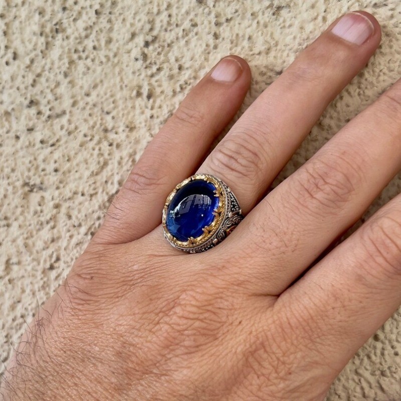 Anillos con patrones retro europeos y americanos