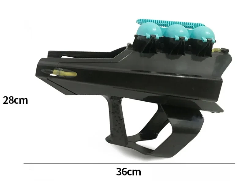 Clip y lanzador de bolas de nieve