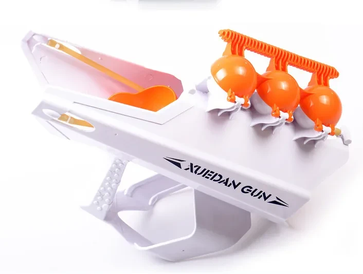 Clip y lanzador de bolas de nieve