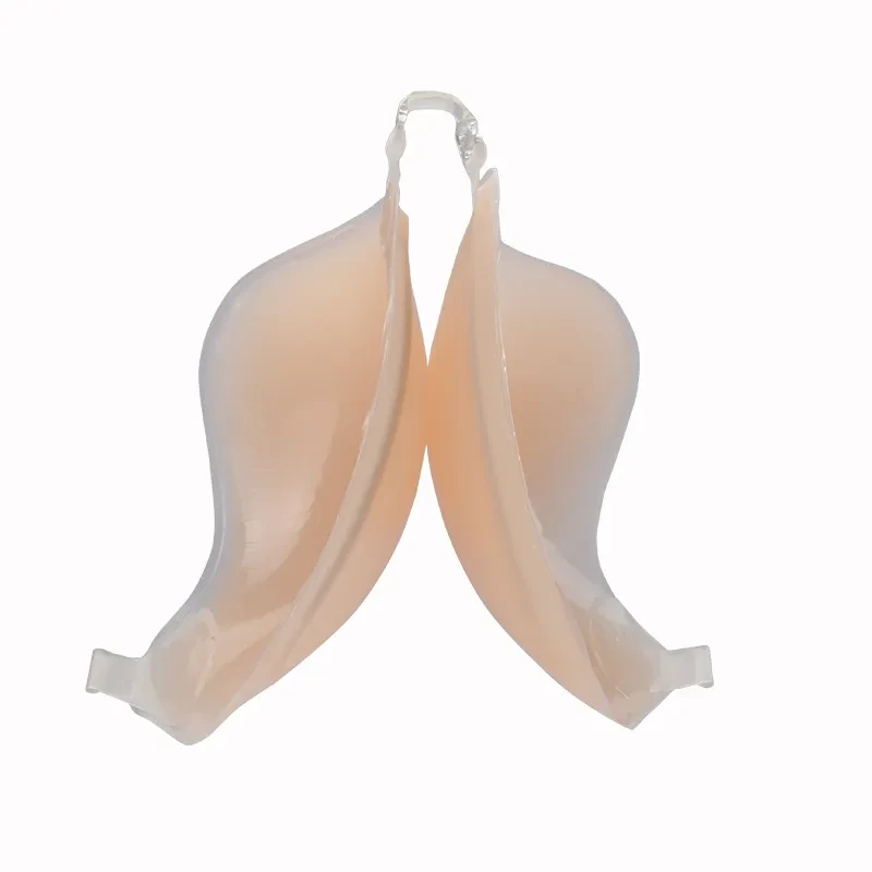 Pegatinas de silicona para el pecho con anilla de acero