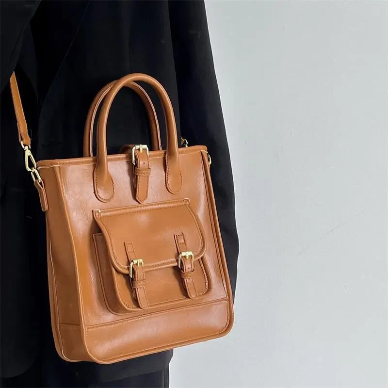 Bolso de mano portátil para el trabajo, ideal para otoño e invierno, ideal para mujeres.
