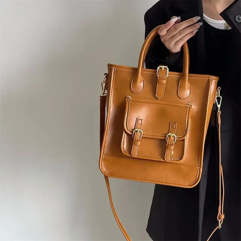Bolso de mano portátil para el trabajo, ideal para otoño e invierno, ideal para mujeres.
