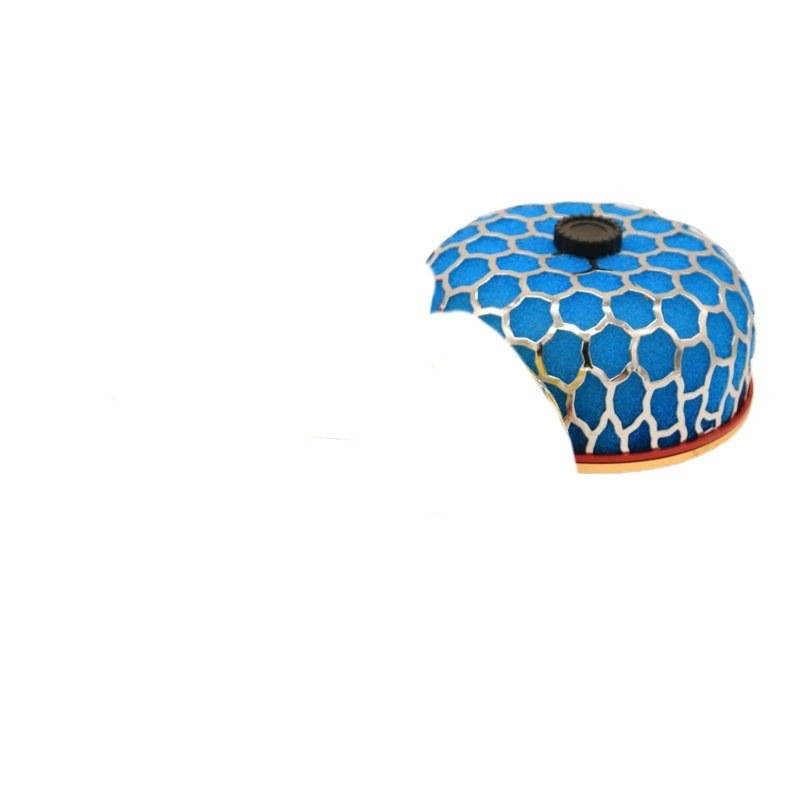 Filtro de esponja lavable reemplazable con forma de hongo de alto flujo para modificación de coche, disponible en varios colores.