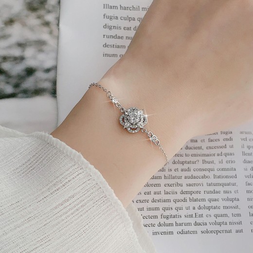 Pulsera de diamantes de verano en plata de ley 925