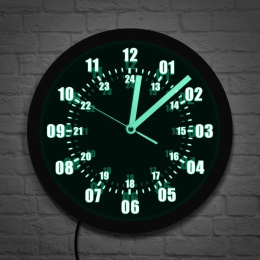 Reloj digital de decoración del hogar