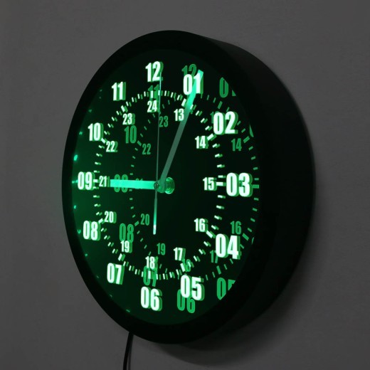 Reloj digital de decoración del hogar