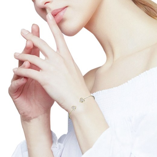 Pulsera de diamantes Mosang "Simple Love" para mujer