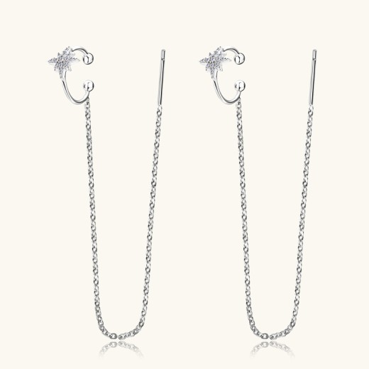 Pendientes colgantes de diamantes de alta calidad, combinables en Japón y Corea.