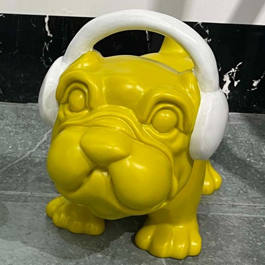 Adornos artesanales para el escritorio de la computadora en casa