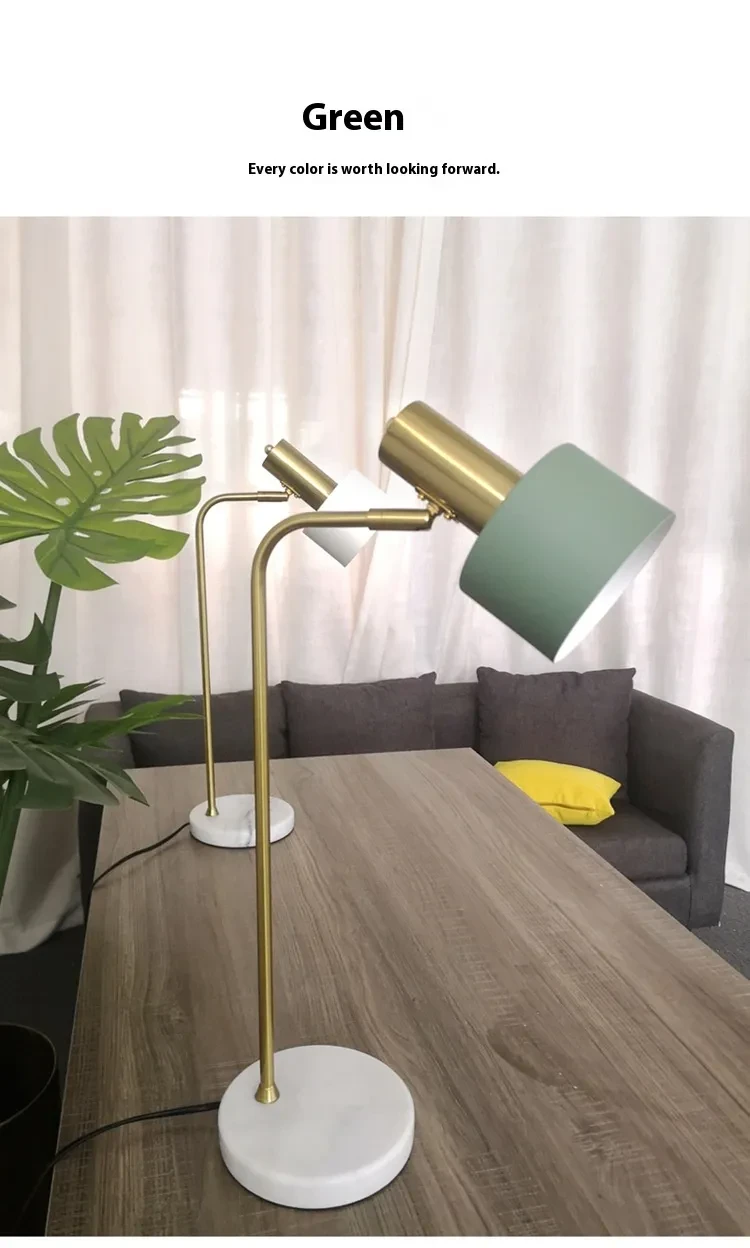 Lámpara de mesa de mármol minimalista moderna