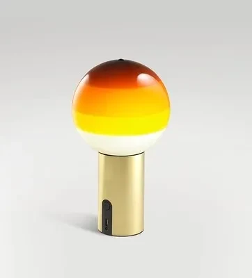 Lámpara de cristal personalizada con diseño de planeta simple