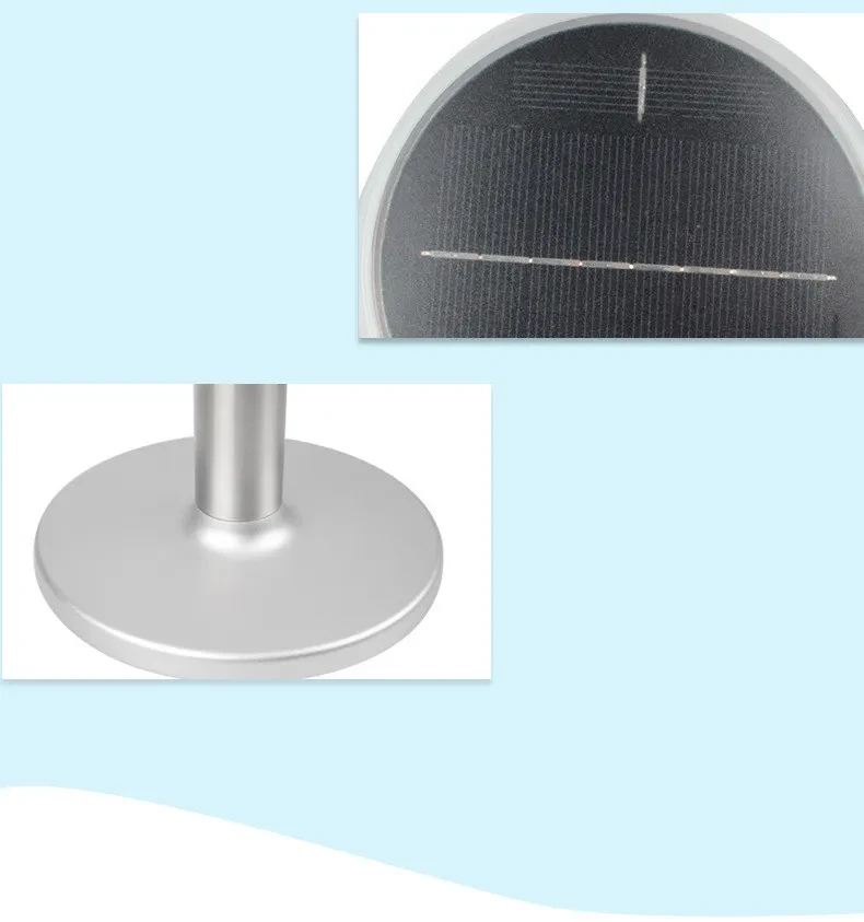 Lámpara de escritorio solar impermeable para exteriores