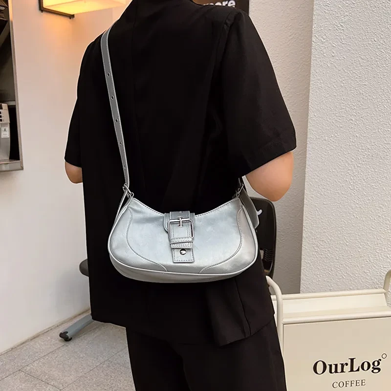 Nuevo bolso de hombro informal retro de verano para mujer