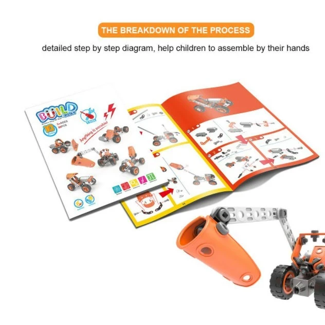 Construye y juega 10 en 1 rompecabezas 3D Juguetes para niños Agudiza el cerebro y la creatividad de los niños