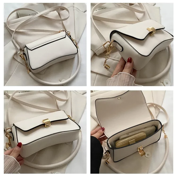 Bolso bandolera informal de moda para mujer, bandolera de un solo hombro, bolso de hombro tipo bandolera