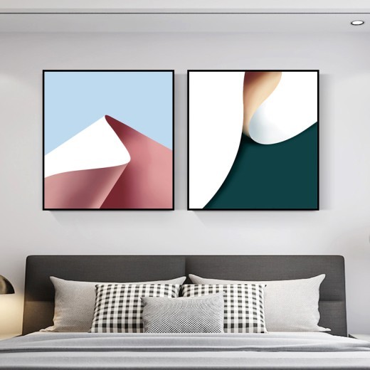 Decoración abstracta del dormitorio
