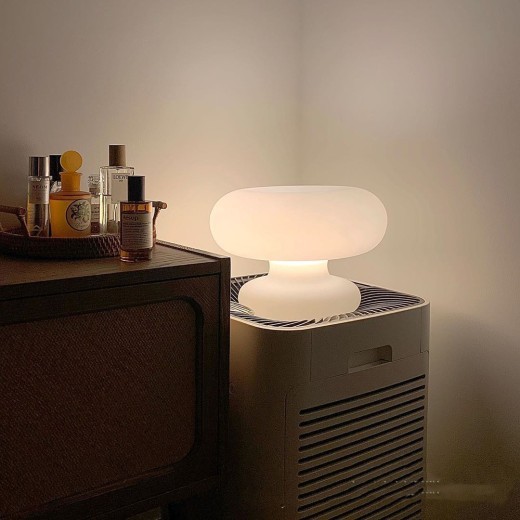 Lámpara de hongo para decoración de dormitorio moderna y elegante
