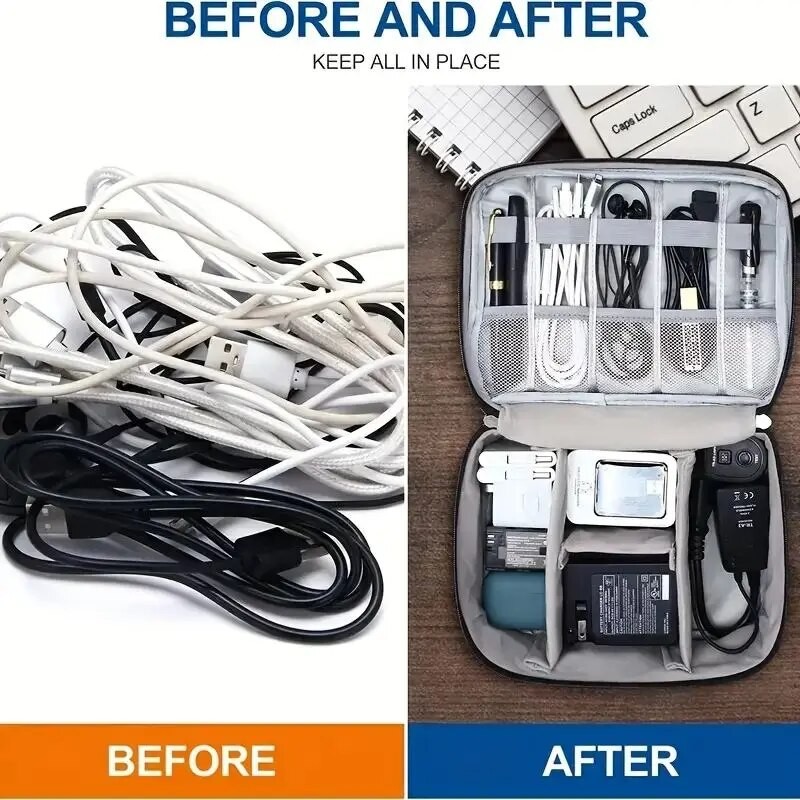 Bolsa para guardar cables