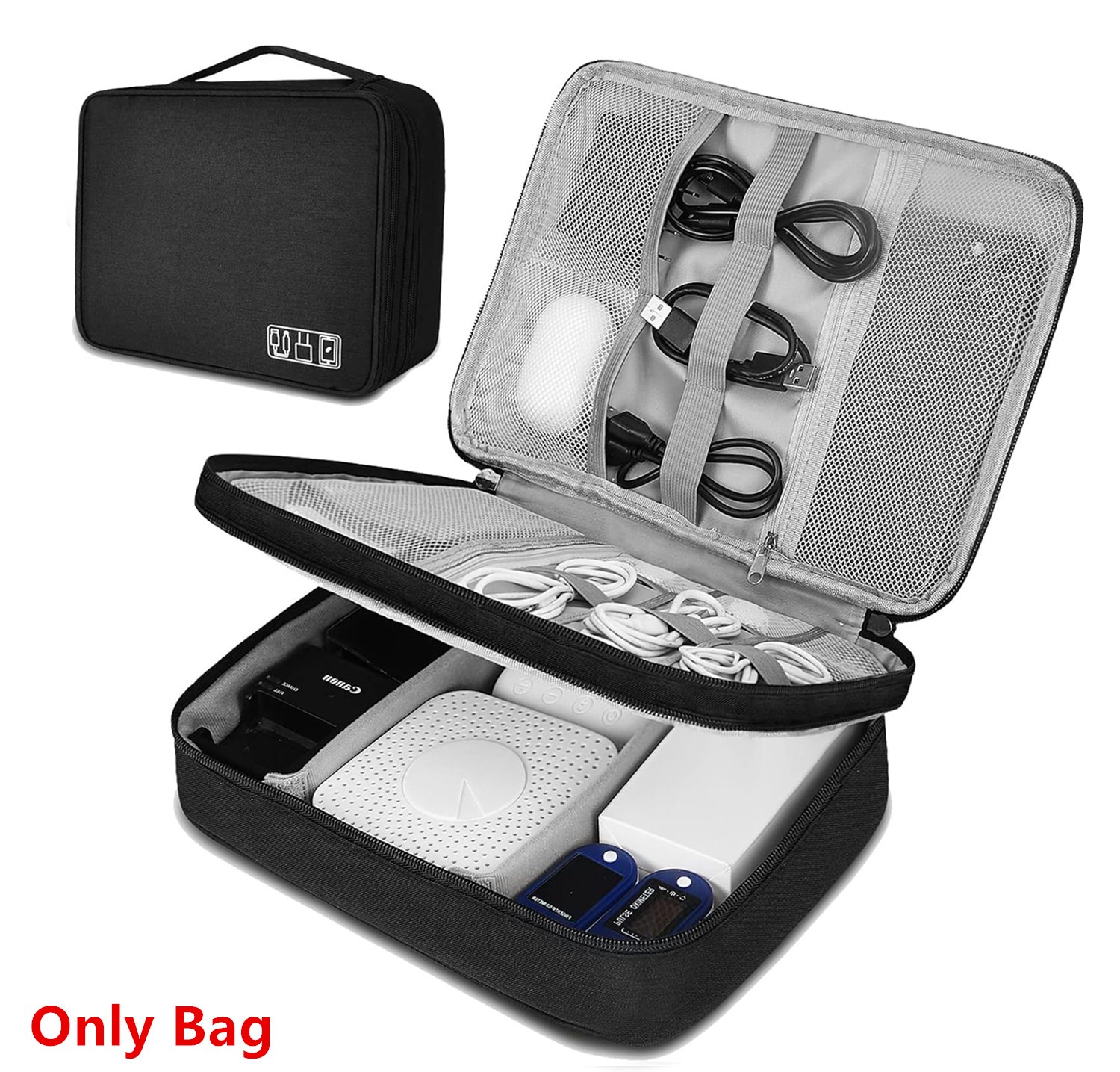 Bolsa para guardar cables