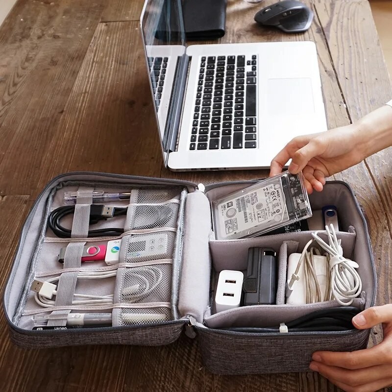 Bolsa para guardar cables