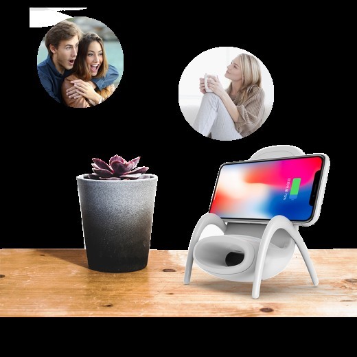 Cargador inalámbrico para amplificador de silla