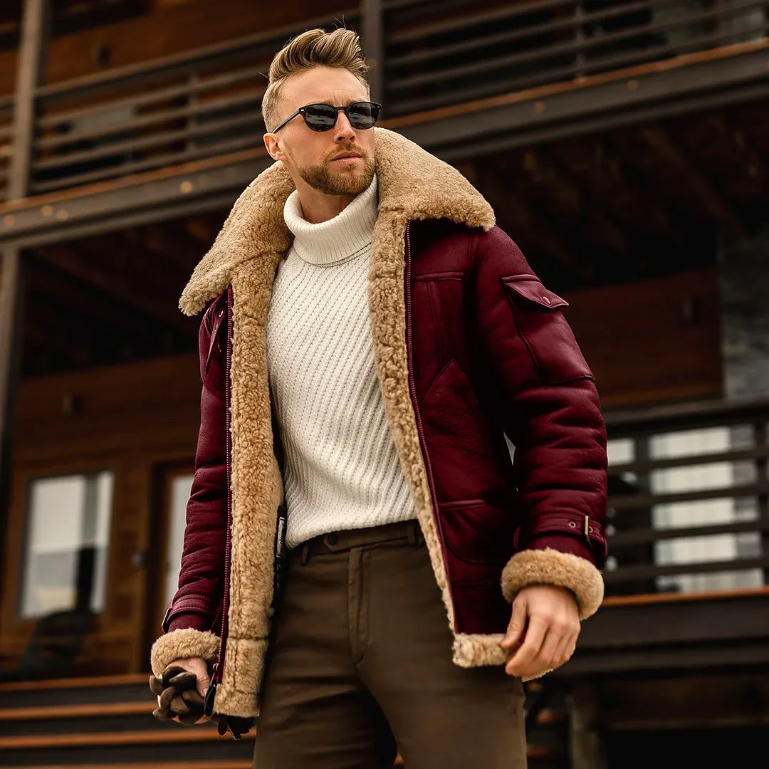 Chaqueta de invierno para hombre, chaqueta militar de forro polar, cálida, con cuello de piel, chaqueta táctica militar.