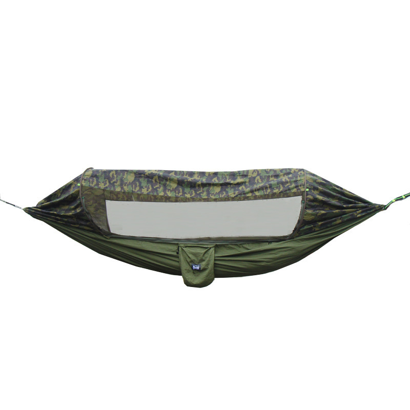 Hamaca de camping con protección solar para exteriores y antimosquitos