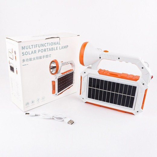 Linterna solar para camping, reflector LED multifuncional