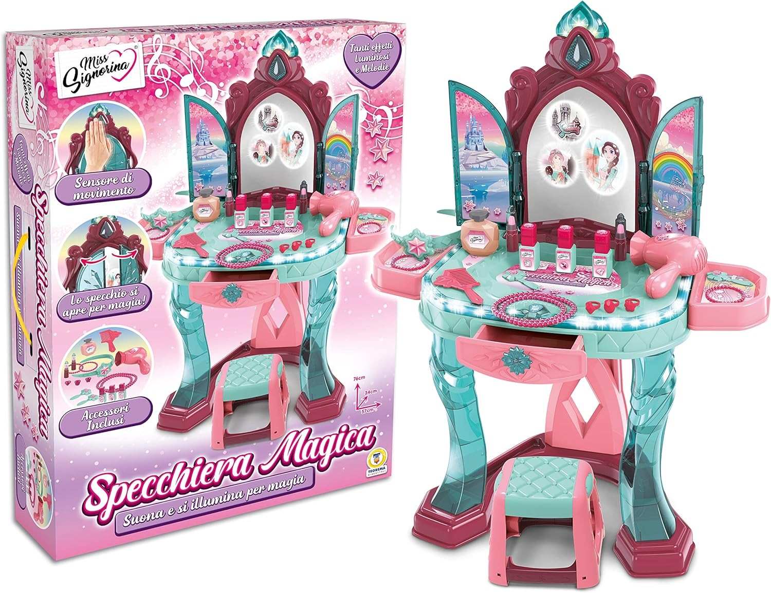 Juego de tocador de juguete para niños
