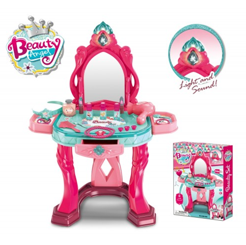 Juego de juguetes de escritorio con espejo y maquillaje IDS Beauty Set