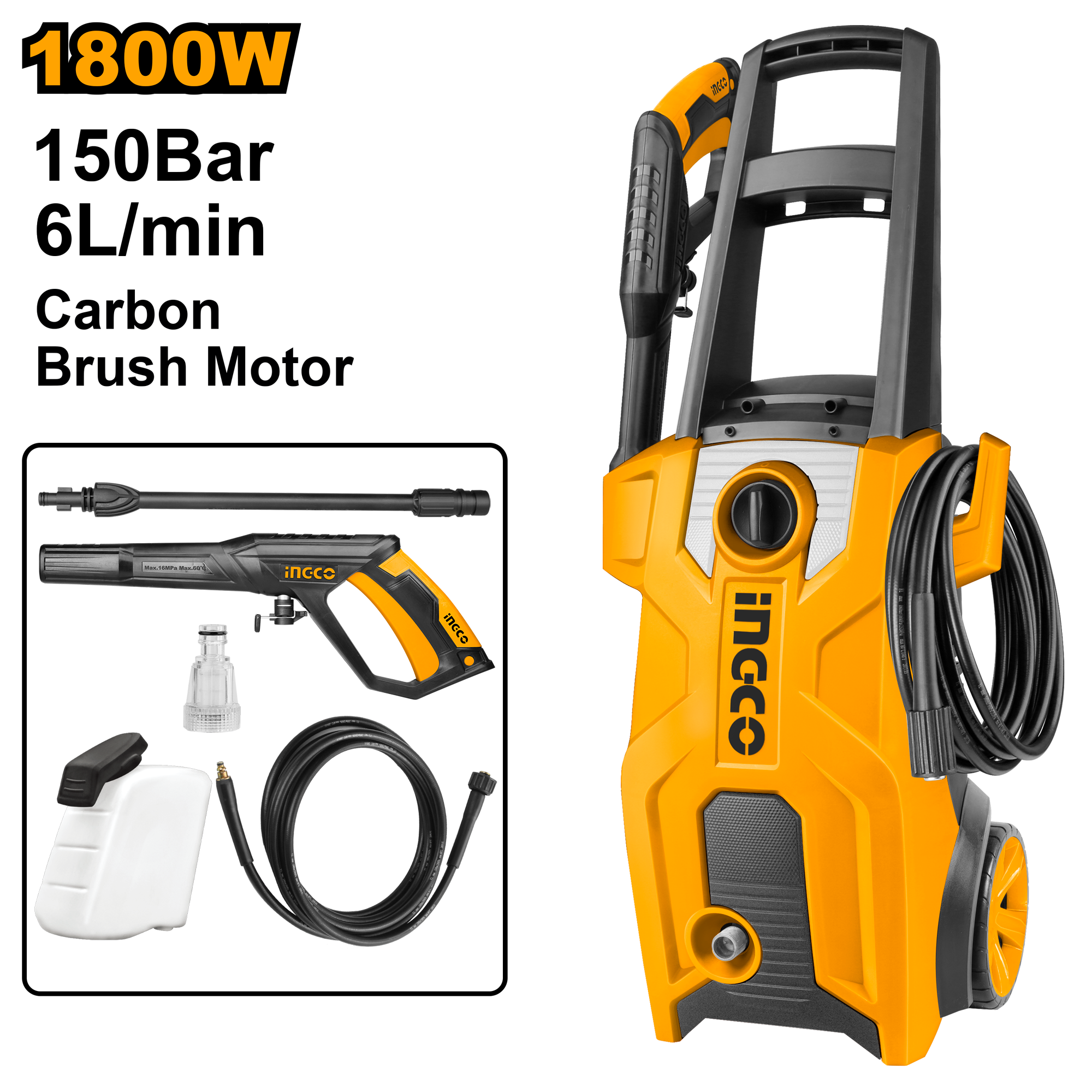 Hidrolavadora de 1800 W