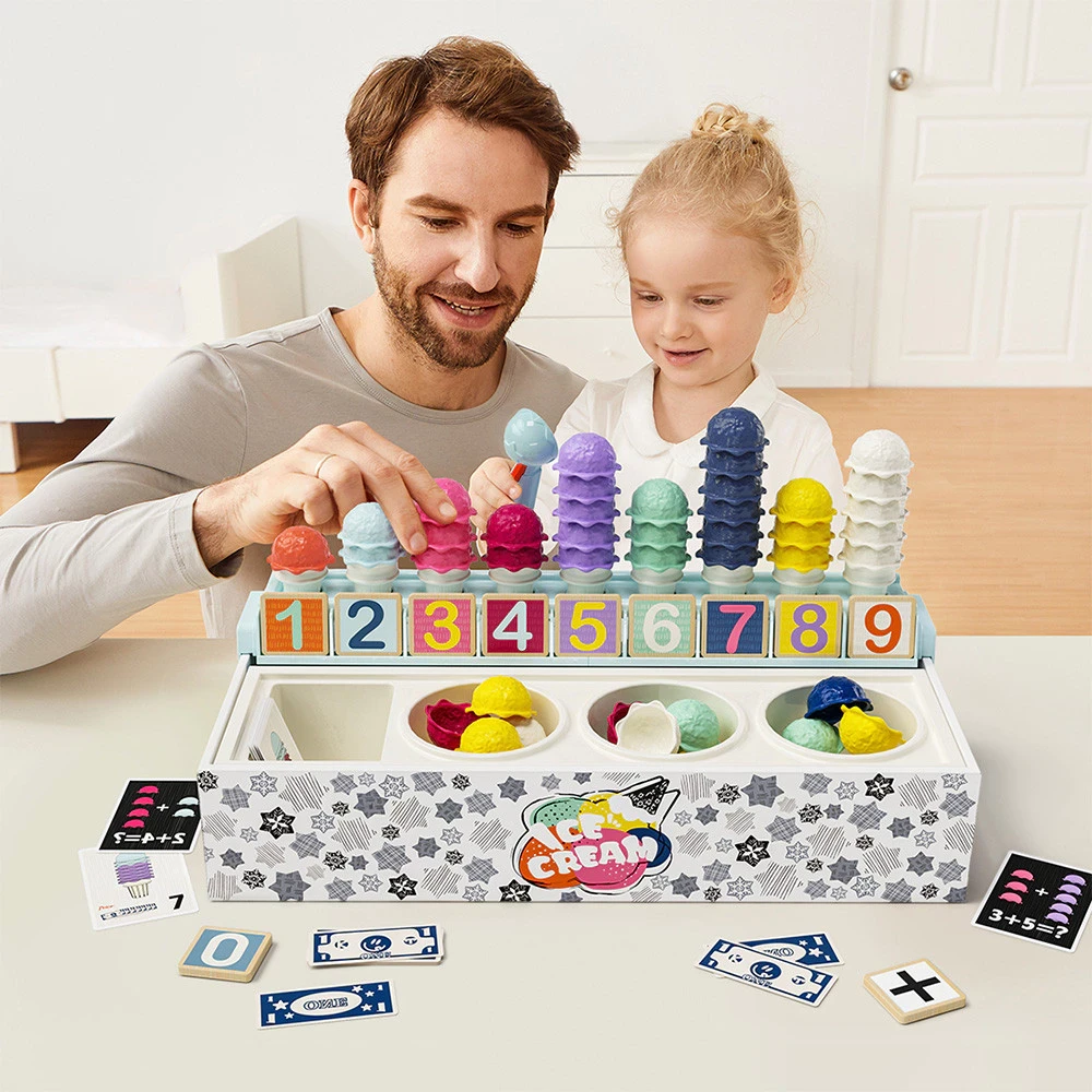 Caja de aprendizaje Top Bright Set Tienda de helados Juguete Colección de juguetes para niños