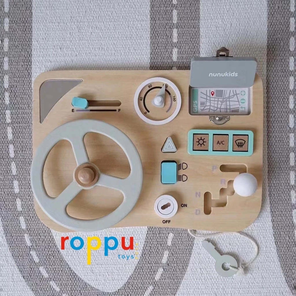 Tablero sensorial de madera para actividades sensoriales, juguetes de madera Montessori