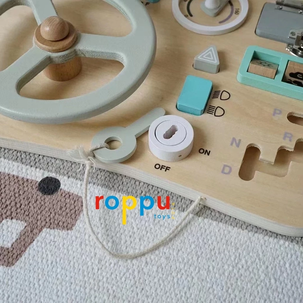 Tablero sensorial de madera para actividades sensoriales, juguetes de madera Montessori