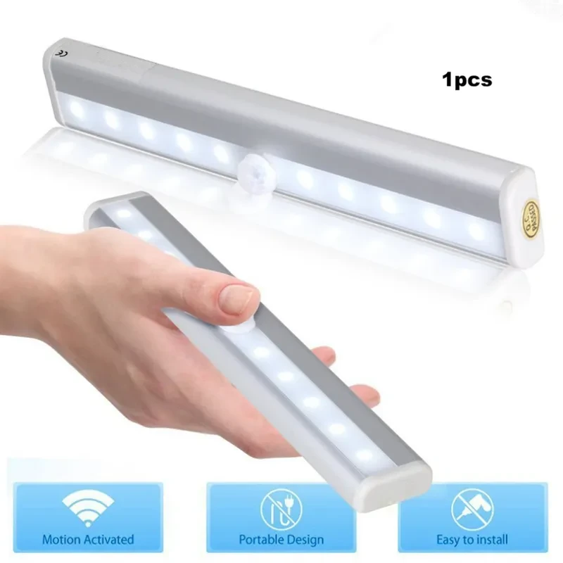 Cuerpo de luz con sensor LED, luz con sensor infrarrojo, luz LED para gabinete